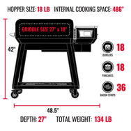 SmokeStone 480 Griddle