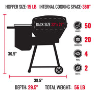 RT-B380 Bullseye Wood Pellet Grill