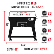 SmokeStone 600 Griddle