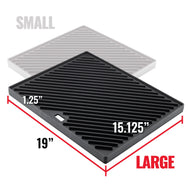 Reversible Cast Iron Griddle Sear Kit