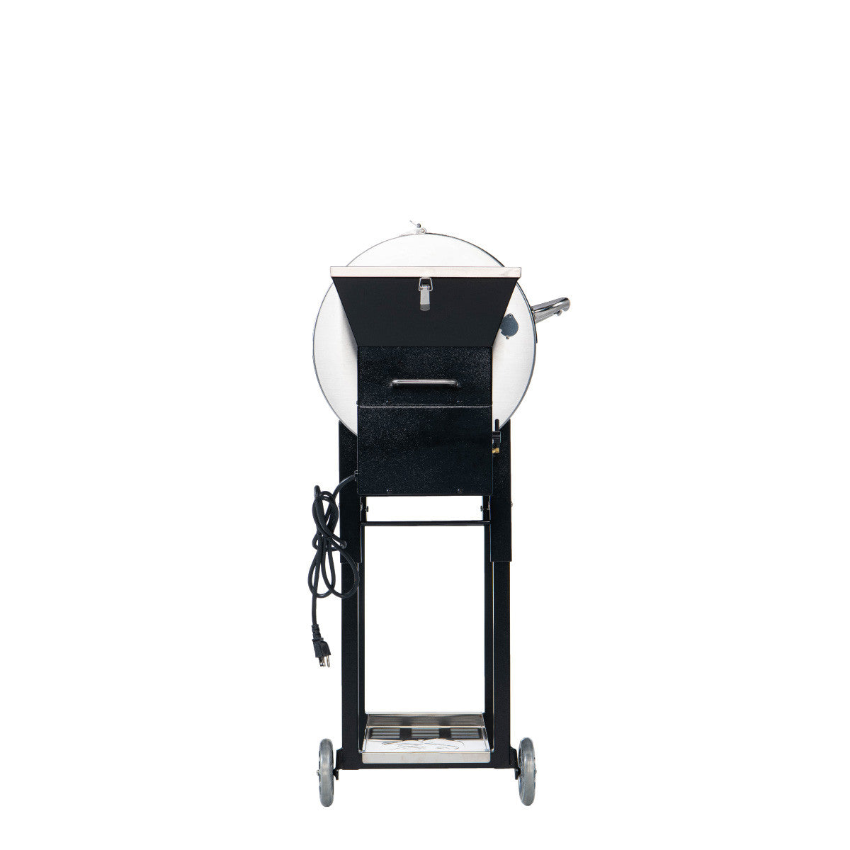 Hopper side of the RT-340 wood pellet grill.